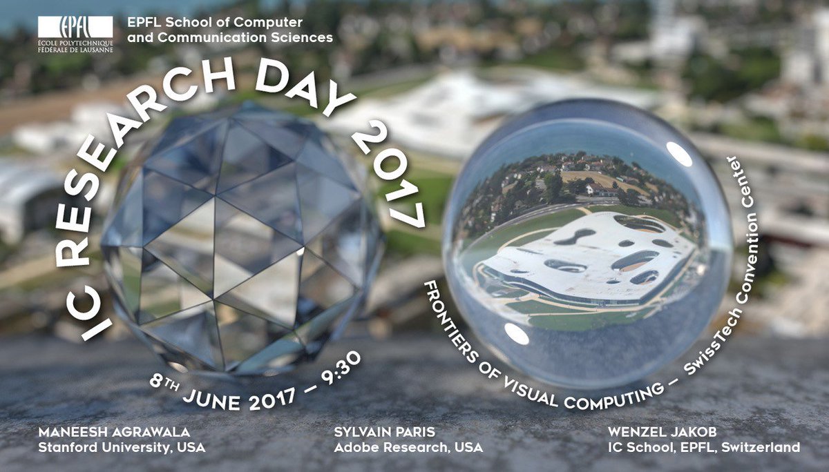 EPFL's tweet image. La journée de la Recherche IC 2017 aura lieu le jeudi 8 juin au SwissTech Convention Center. Plus d&apos;infos: ow.ly/HtNC30cerHb #epflIC