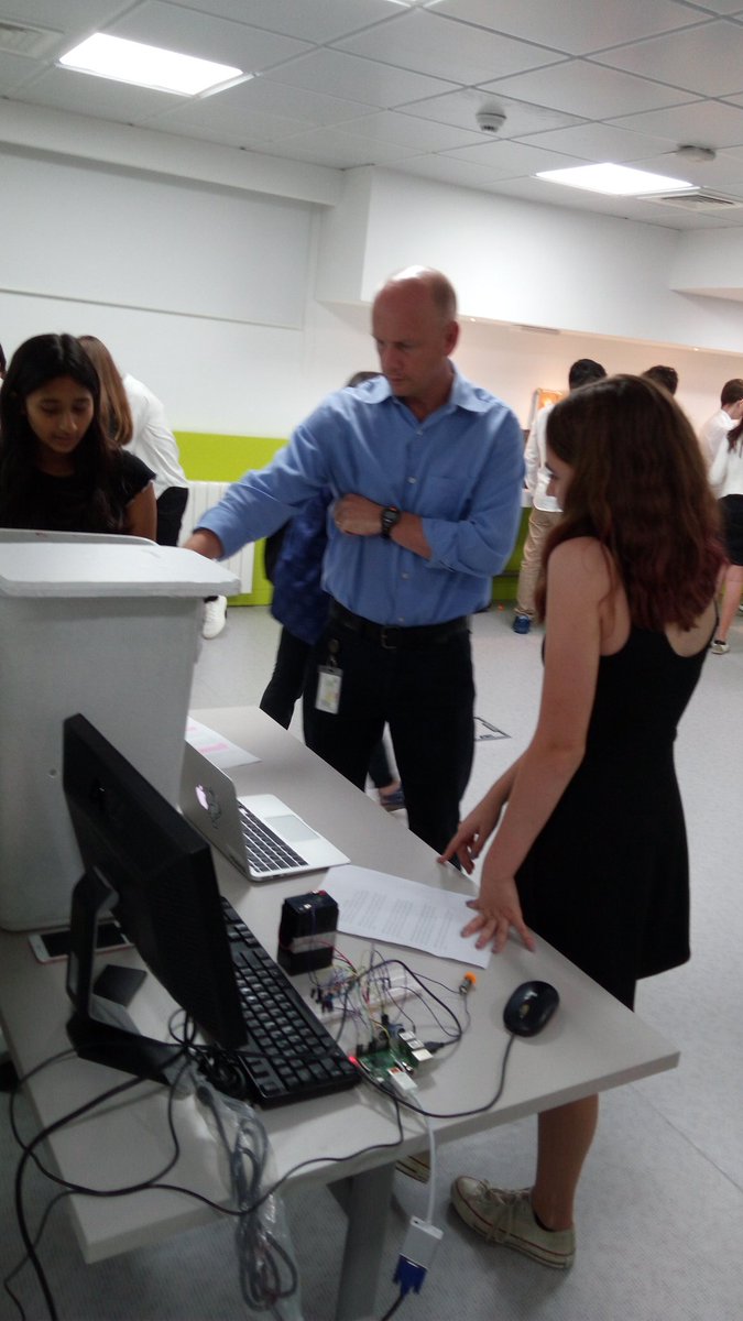 mr_simon_B's tweet photo. #Grade_8 students presenting their STEAM projects during the STEAM-a-thon day. @ACSBeirut #coding #robotics #electronics #STEMeducation https://t.co/TeF4p3f8aP