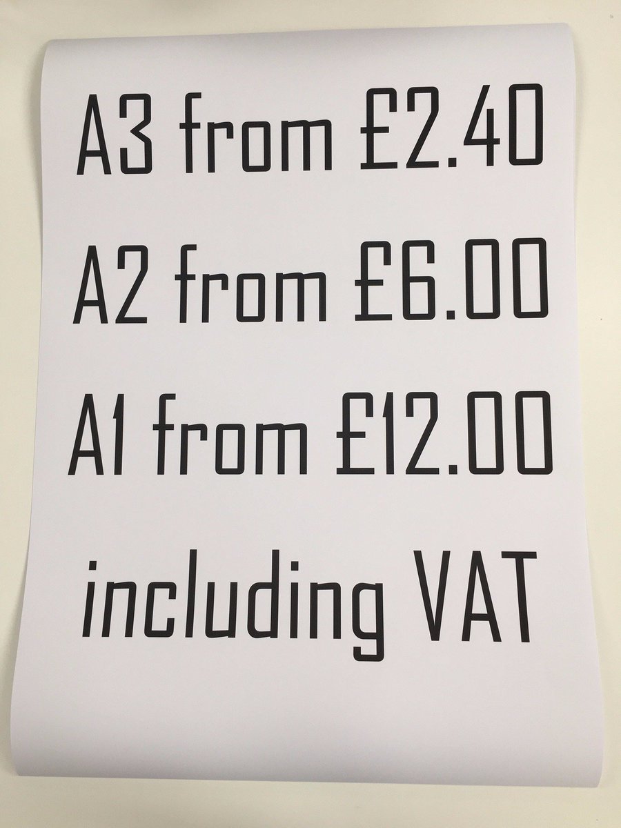 impression_IT's tweet photo. Instant Poster Service starting next week, delivery £4.99 (inc. VAT) - any quantity. https://t.co/Bxruff7EXu