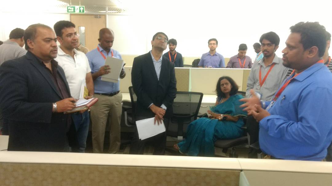 Persistentsys's tweet photo. #CognitiveIoTBuild #hackathon teams pitching their solutions to #IoT experts. @shalinikap @raydhillon @ibm_in @IBMIoT #Bengaluru https://t.co/sOakfmw2E1