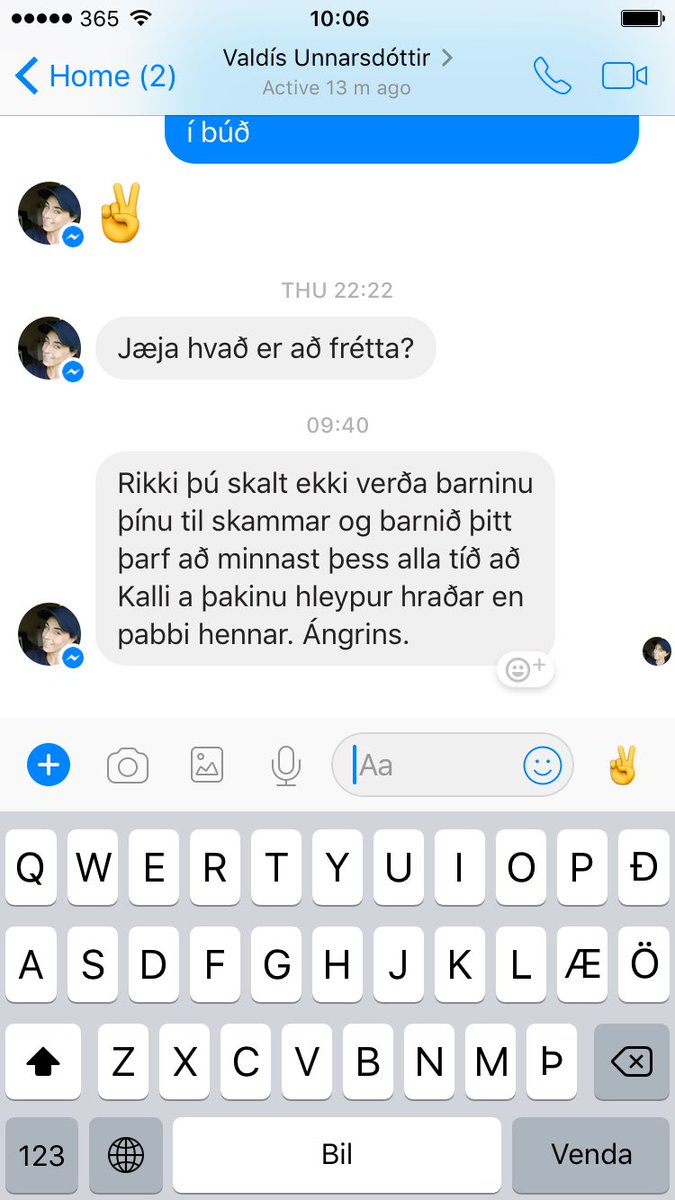 Alltaf mikilvægt að hafa góðan stuðning frá konunni.