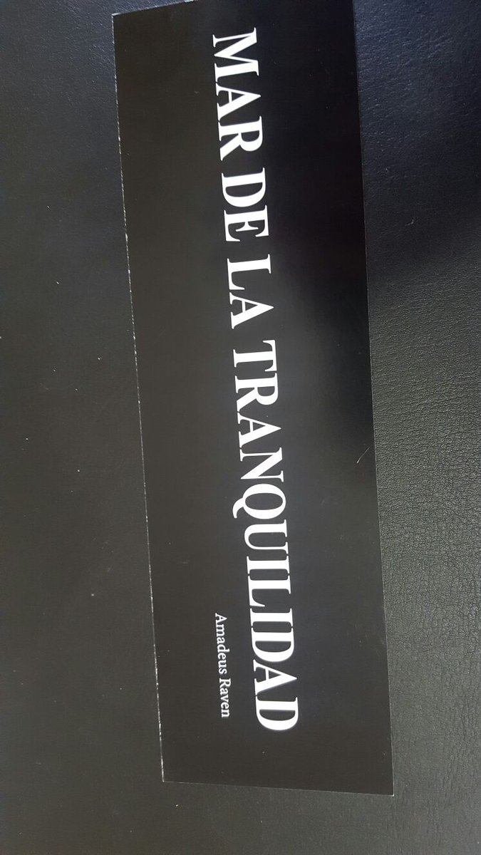 AmadeusRaven's tweet photo. Mañana, 3 de junio, de 11-13 h., firmo 'Mar de la Tranquilidad' en la caseta 48 de LATORRE LITERARIA en @FLMadrid. Marca-páginas de regalo! https://t.co/bAwKFUkOp3