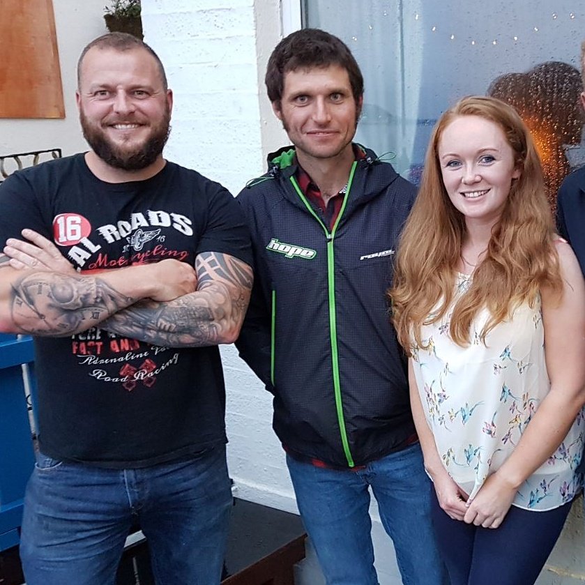 Just hanging around with this guy 😎🏍 #iomtt2017 #guymartin #guymartinracing #redtorpedo hope to see him on the podium this yr 👊👊
