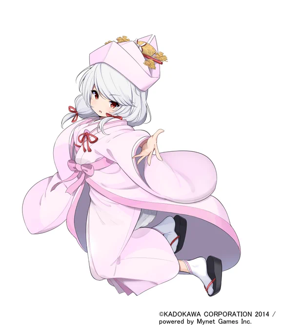 【お仕事情報】「妖怪百姫たん!」より花嫁姿の「蜘蛛丸」を描かせていただきました。イベントのランキング報酬ということで少し入手が大変ですが、イベント頑張ってゲットしていただけると嬉しいです!#妖怪百姫たん#百姫たん 
