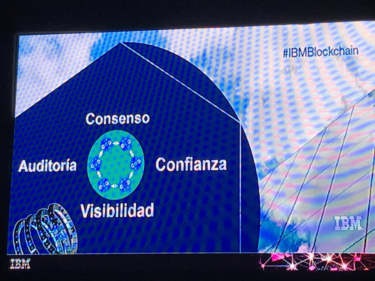 CafeTaipa's tweet photo. #Blockchain es para las transacciones lo que Internet fue para la información. Es la estructuración de una red de negocios. #IBMSummitPerú https://t.co/3izmkyJkMr
