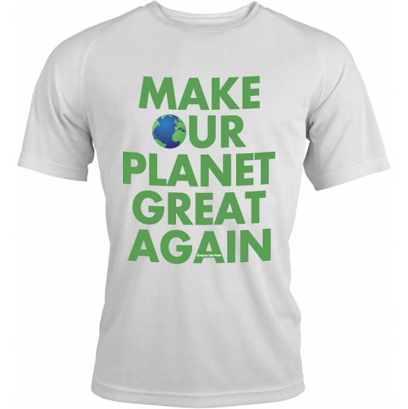pubobjet's tweet image. L'agence Tapis Rouge soutient les #AccordsdeParis et la #France avec ce tee-shirt #MakeOurPlanetGreatAgain ! agencetapisrouge.com