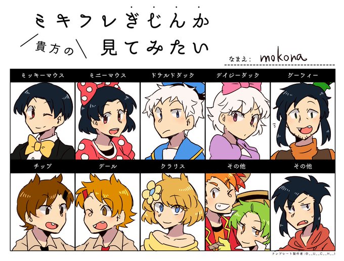 あなたのミキフレ擬人化見てみたいのtwitterイラスト検索結果 古い順