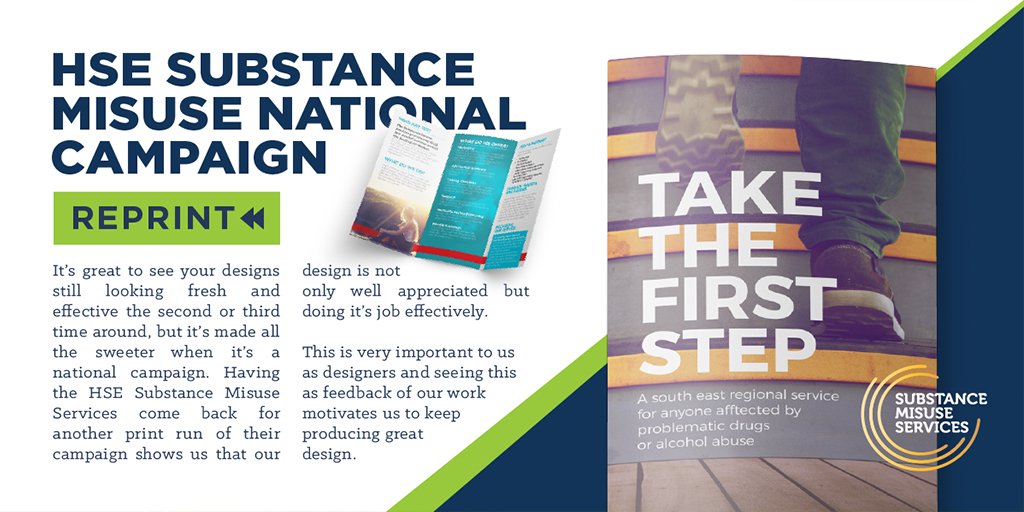 SwiftPrint_'s tweet image. We are proud to have been a part of the Substance Misuse Services campaign and wish them luck this year! #waterford #business #Marketing