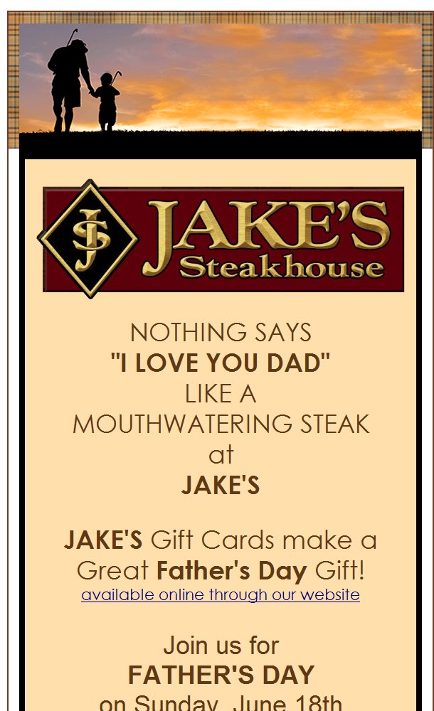 Jake s Steakhouse JakesSteakhouse X