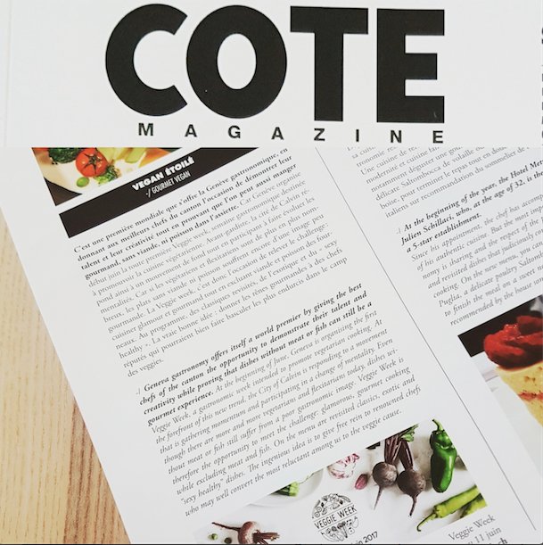 La Veggie week aujourd'hui dans <a href="/CoteMagazine_ch/">Cote magazine Geneve</a> ☀️
#veggieweekgeneva #geneva #veggie #cote #cotemagazine #switzerland #swissvegan #merci