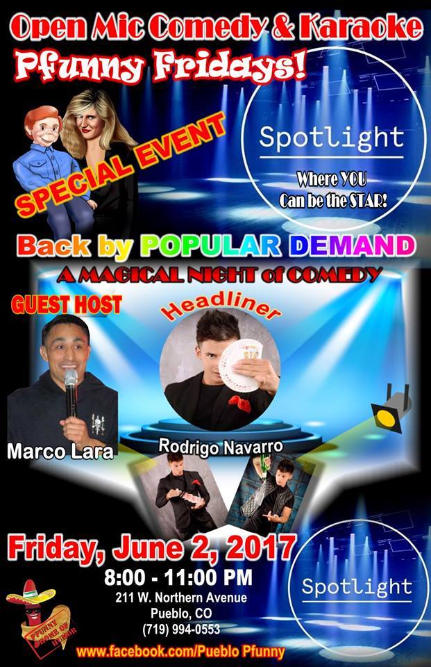 ItsaTradeThing's tweet photo. #FirstFriday Pueblo CO music all over DT, #AfterDark playing at #SCTC after 9, & comedy/Karaoke/open mic #Spotlight after 8pm #Gohavesomefun https://t.co/bFxcjV5HAx