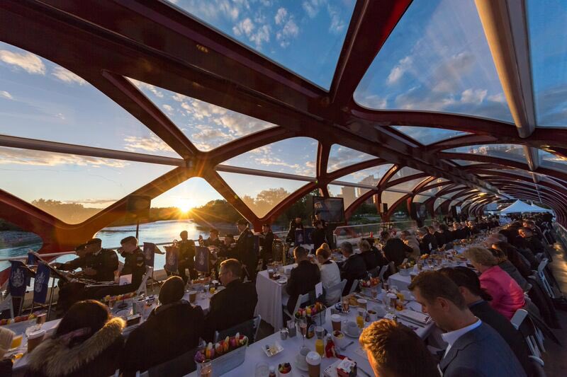 Join us for a unique sunrise event on June 17 - Breakfast on the Bridge - helping fight #PTSD calgarymfrc.ca/?q=content/bre… #yyc @cmfrc