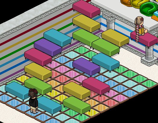 hffm's tweet photo. New badge: @HabboQuests Rainbow Maze (2 badges) ~ https://t.co/ZDMoMQazsE https://t.co/Z3SbTt4nea