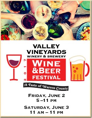 <a href="/ValleyVineyards/">Valley Vineyards</a> Wine Festival Starts Tonight At 5PM! Come Join Us For Great Wines &amp; Beers From <a href="/vvcellardweller/">Cellar Dweller</a> As Well As Music &amp; Food!