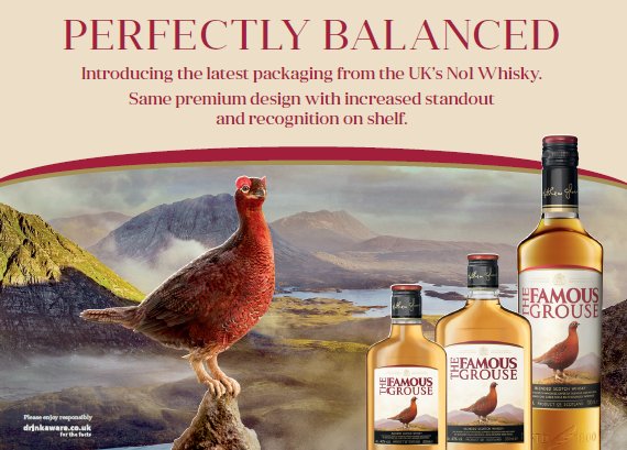 TimeWS100's tweet image. Introducing the latest packaging from the UK's No.1 Whiskey.  Same Premium design with increased standout and recognition on shelf.