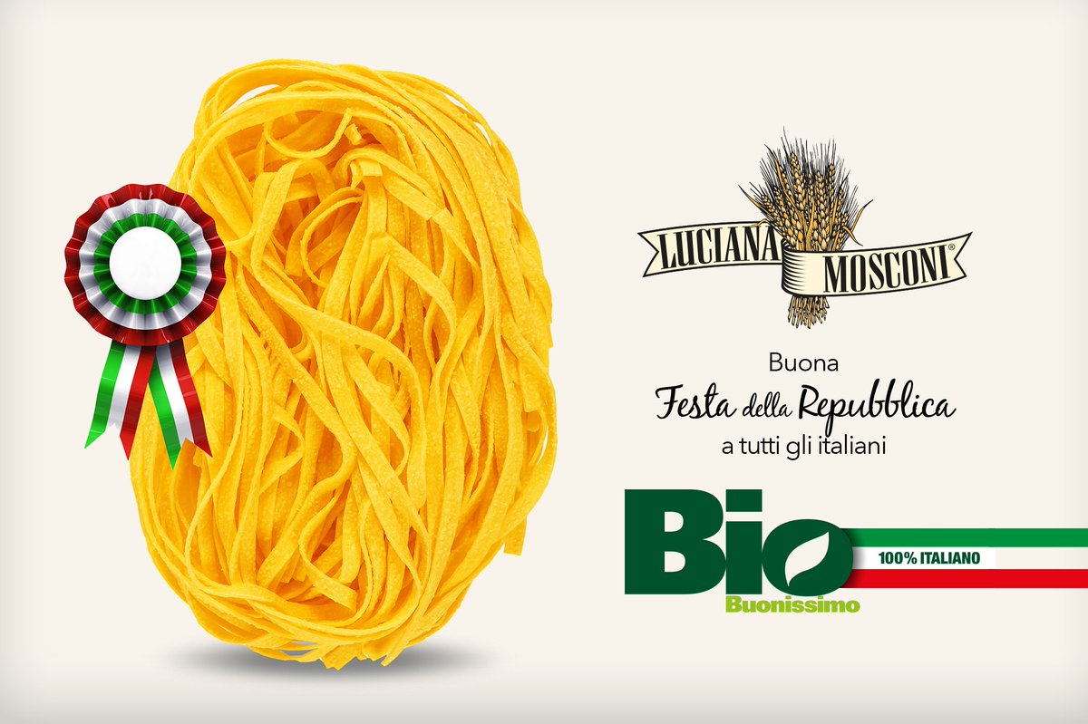 Buona #FestaDellaRepubblica a tutti da #LucianaMosconi #LaSignoraDelleTagliatelle! :-)