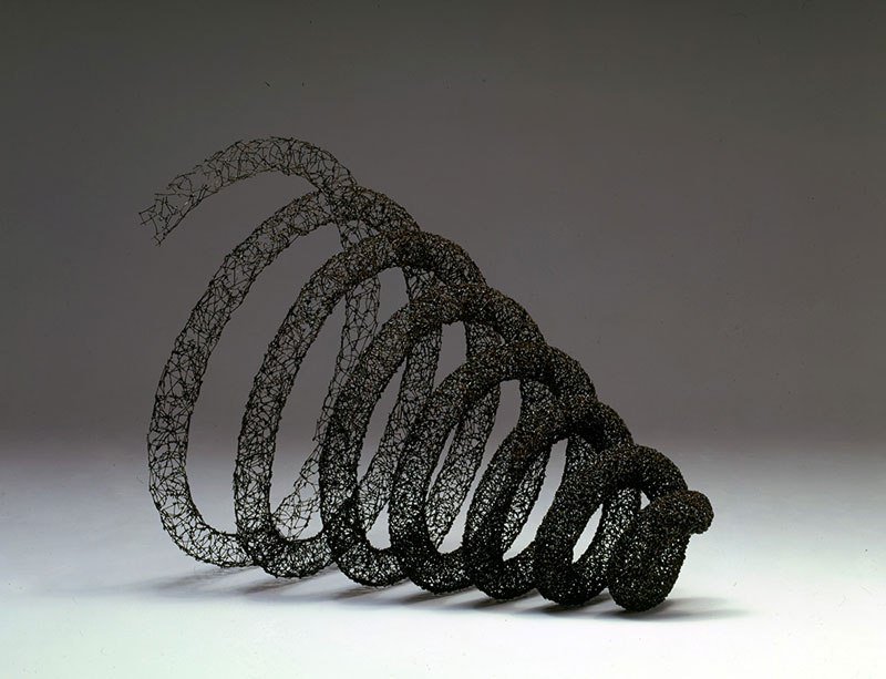 Distinctboxes's tweet image. Artist John Bisbee  Only Uses 12 Inch Nails to Create Sculptures.