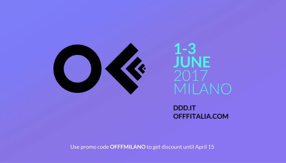 Talk + Performance: 2nd June at DDD &amp; OFFF Italy. 7.30 pm Purple Room at Fabbrica del Vapore (Milan) #thesoundofcity #offf #offfitaly #ddd