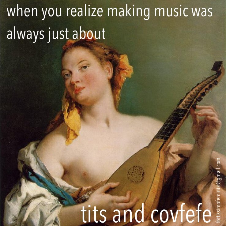 ff_feminist's tweet photo. what music is really about. #covfefe https://t.co/lU3DJSePoB