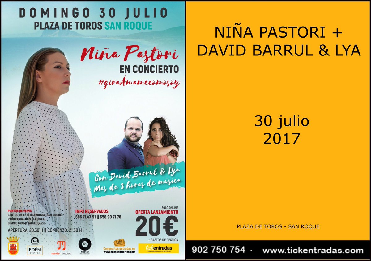CF_Oficial_D_B's tweet photo. El 30 de julio, la mejor música en #SanRoque: @npastorioficial, @lya_Musica y @DavidBLaVoz. Entradas en: https://t.co/ngPKUPiKfo RT https://t.co/xSijNj2nox
