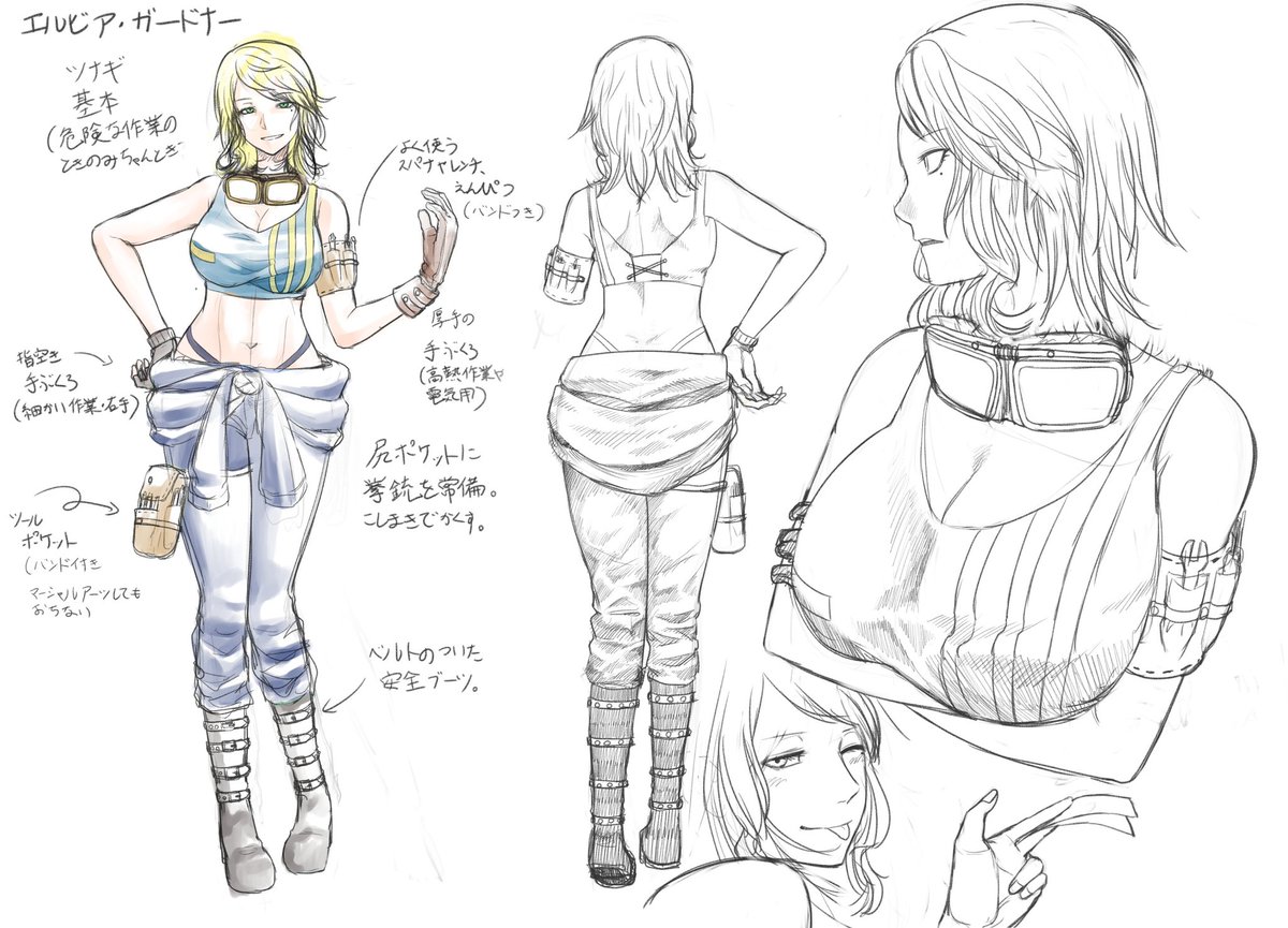 https://t.co/bWUbSn8pO7
サークルUNDOTEFFECT様のキャラクター「エルビア」のデザインやらせていただきました。よろしくお願いいたします。 