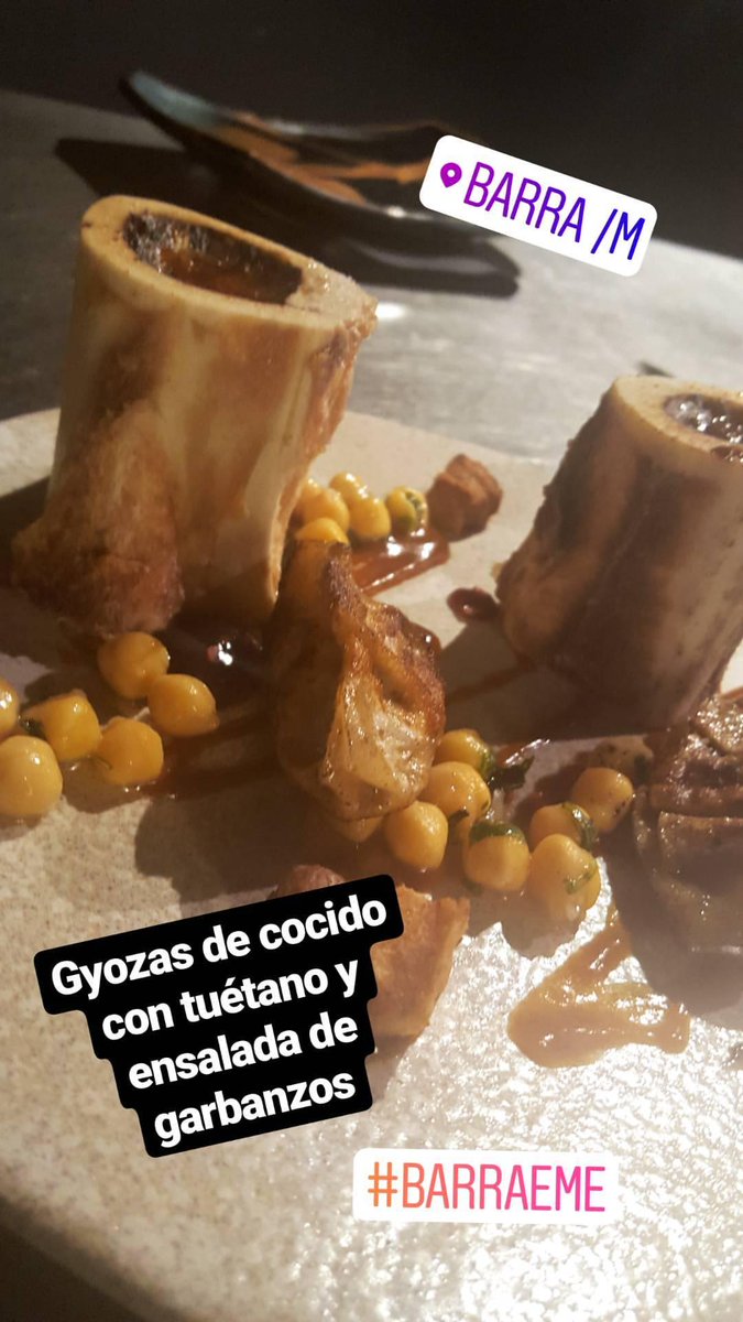 Me ha encantado la fusión street food peruana de <a href="/_barraeme/">/M</a>  Muy recomendable su barra donde ves como cocinan #foodie #barraeme #cenar