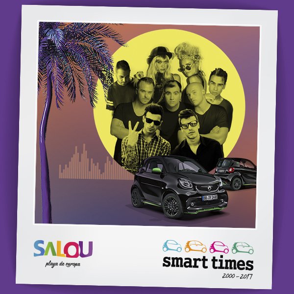 Sábado 17 de Junio nos vemos en Salou!!! Estaré con NERVO en #SMARTTIMES Entrada gratuita!