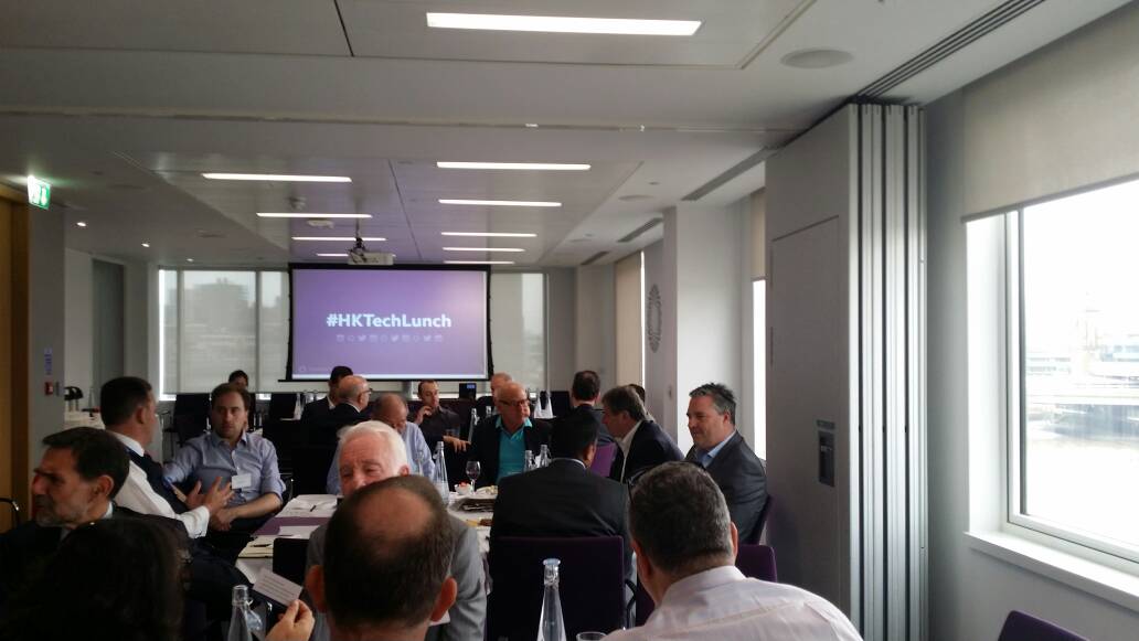 TweetLands's tweet photo. #HKtechLunch kicks off. I'm sure the chat today will be as good as the food, which was excellent. https://t.co/7jaUqStexC
