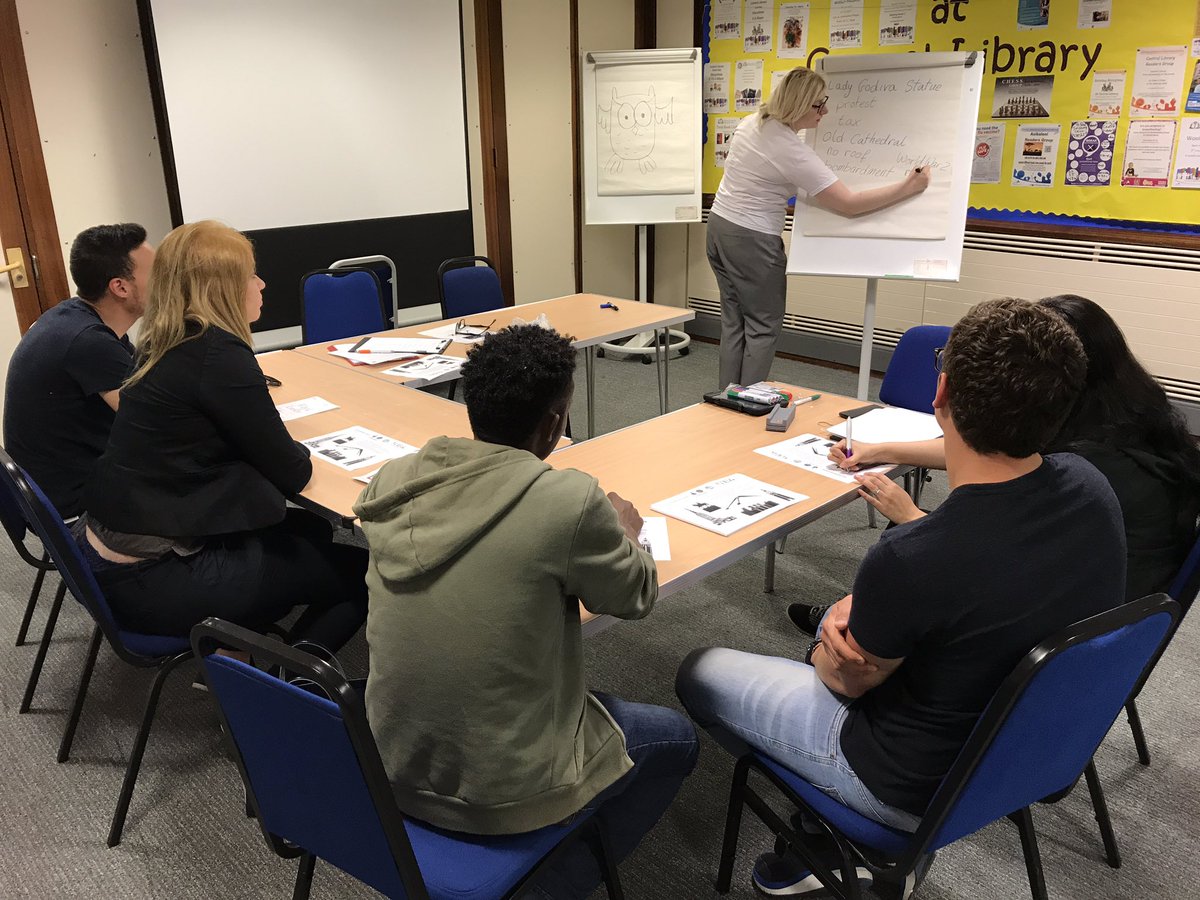 weacoventry's tweet photo. Taster session of 'Improve your Conversational English' at @WEAWM  #covlibraries #lovetolearn #biglf https://t.co/2vhEDSlgvo