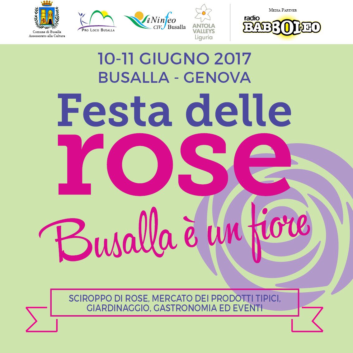 Arriva la XV #festadellerose di #busalla: ecco il programma comune.busalla.ge.it/po/mostra_news…