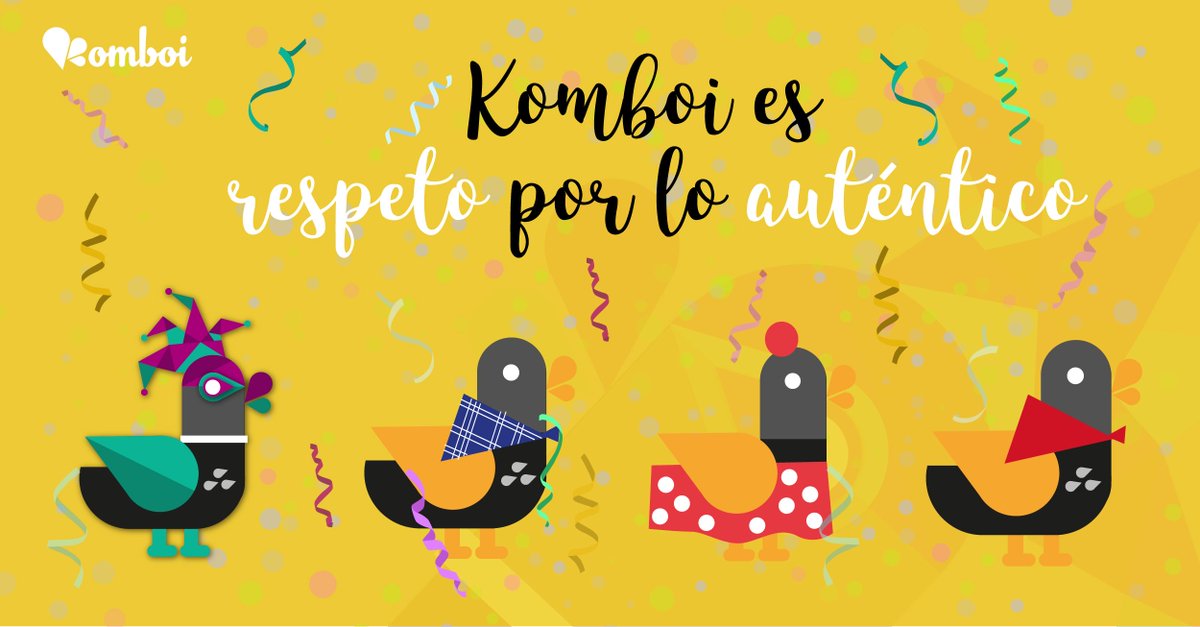 La riqueza  cultural existe gracias a las personas que la viven y la disfrutan ↡  
komboi.com/es
#FiestasPopulares #MadeInSpain