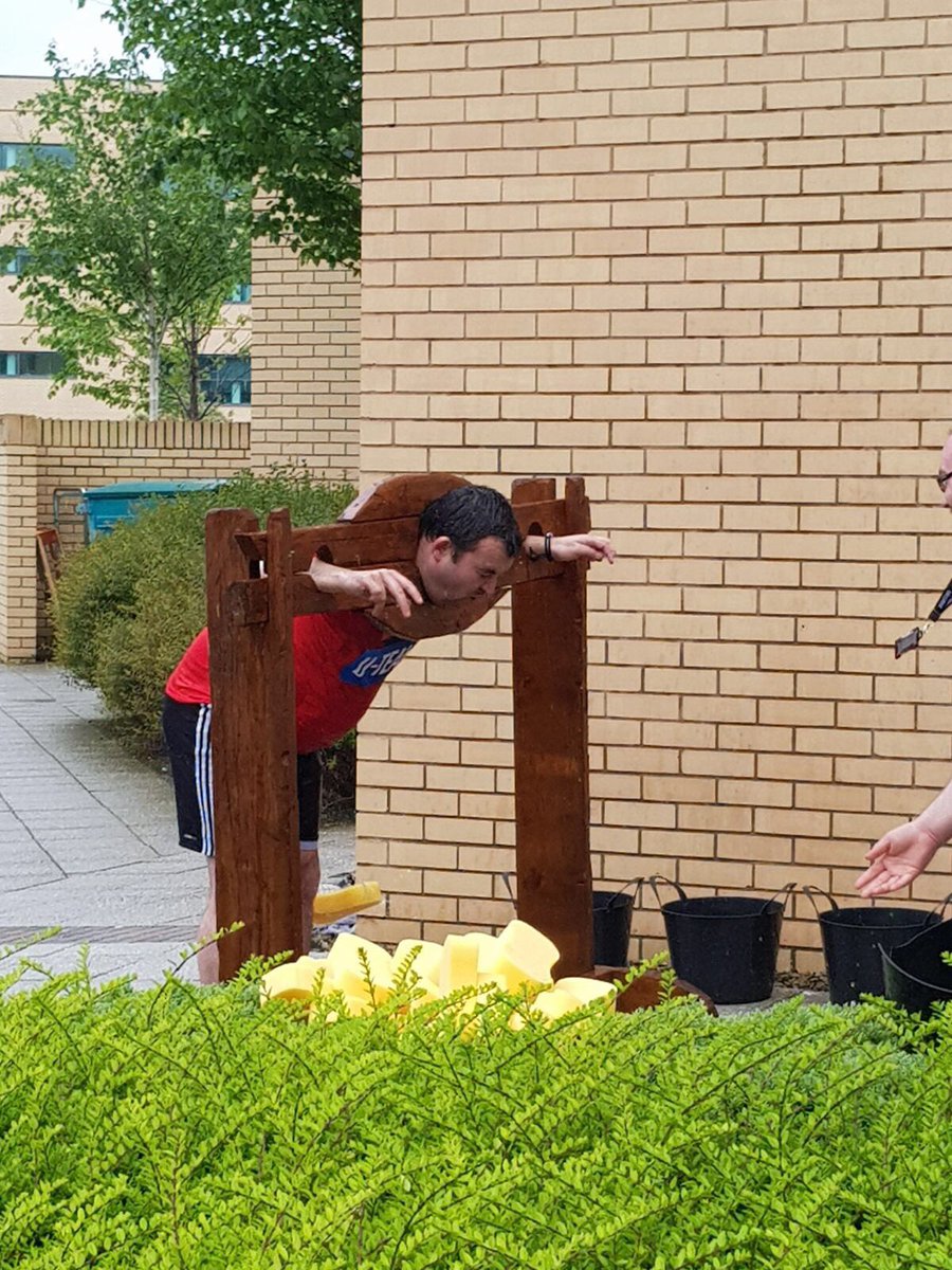 scott_ilderton's tweet photo. In the stocks @utilitywiseplc in aid of @CHUFOfficial  #UTWcharityday https://t.co/gAIMuK0xf7