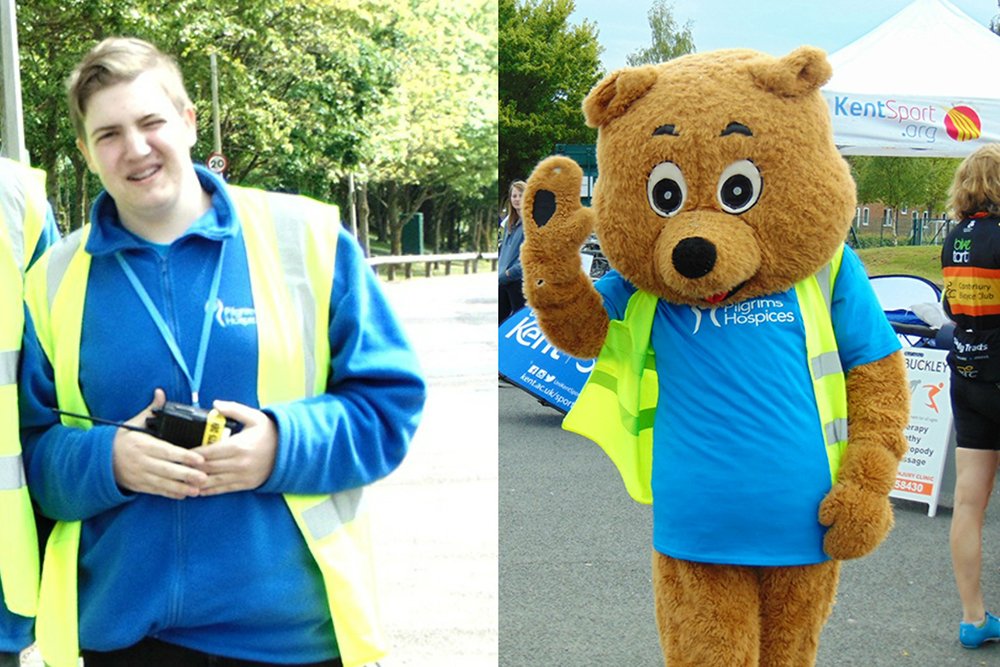 PilgrimsHospice's tweet photo. Daniel shares why he loves volunteering as Raffles, our @PilgrimsHospice mascot: https://t.co/wp3jx0K7yi #PilgrimsLife #VolunteersWeek https://t.co/lQOhrLo6d3