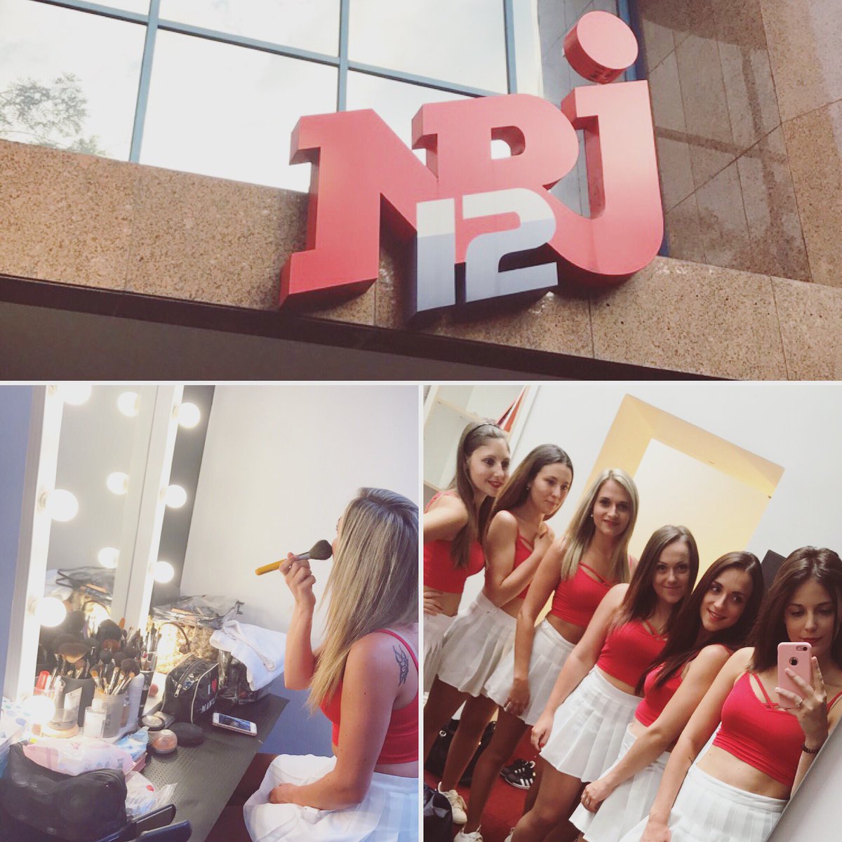CandellS_Angers's tweet photo. Nous y sommes !! Préparation pour le tournage ! 💪🏼👯💁🏼💁🏻 #NRJ12 #Candells #Paris https://t.co/5GGiso0hJK