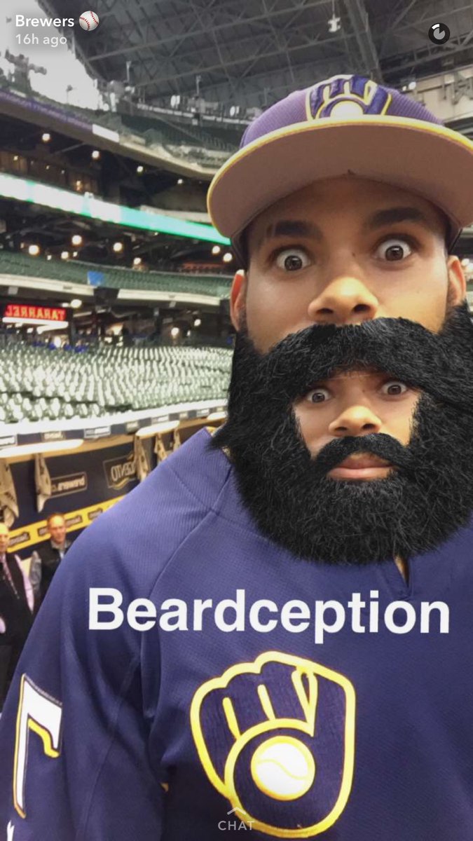 eric_olson81's tweet photo. Pretty excited to see @ClaytonKersh22 &amp; @Dodgers battle the @Brewers tonight #RevereTgeBeerd  #Beardception #AceOnTheMound @brett_cg https://t.co/FLt5atoyuZ