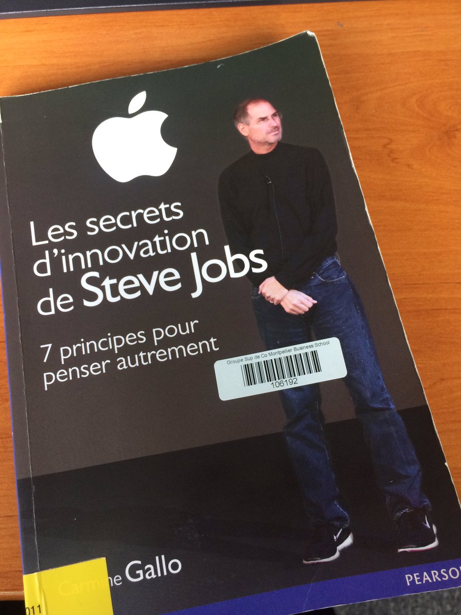 Sara_Laurent's tweet photo. #VendrediLecture : S. Jobs mais aussi, des portraits d'innovateurs d'entreprise ou du quotidien + tips pr innover ! #StartUp @Montpellier_BS https://t.co/qSohkBrXV7