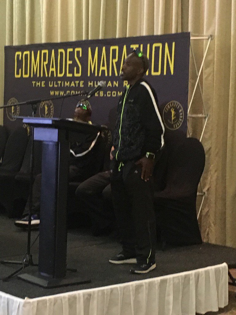 Sportscience_sa's tweet photo. Winner @ComradesRace '16 #smashedrecord David Gatebe @TomTom. Also prior winner of @2OceansMarathon-man of few words https://t.co/QJpwMkv2wJ