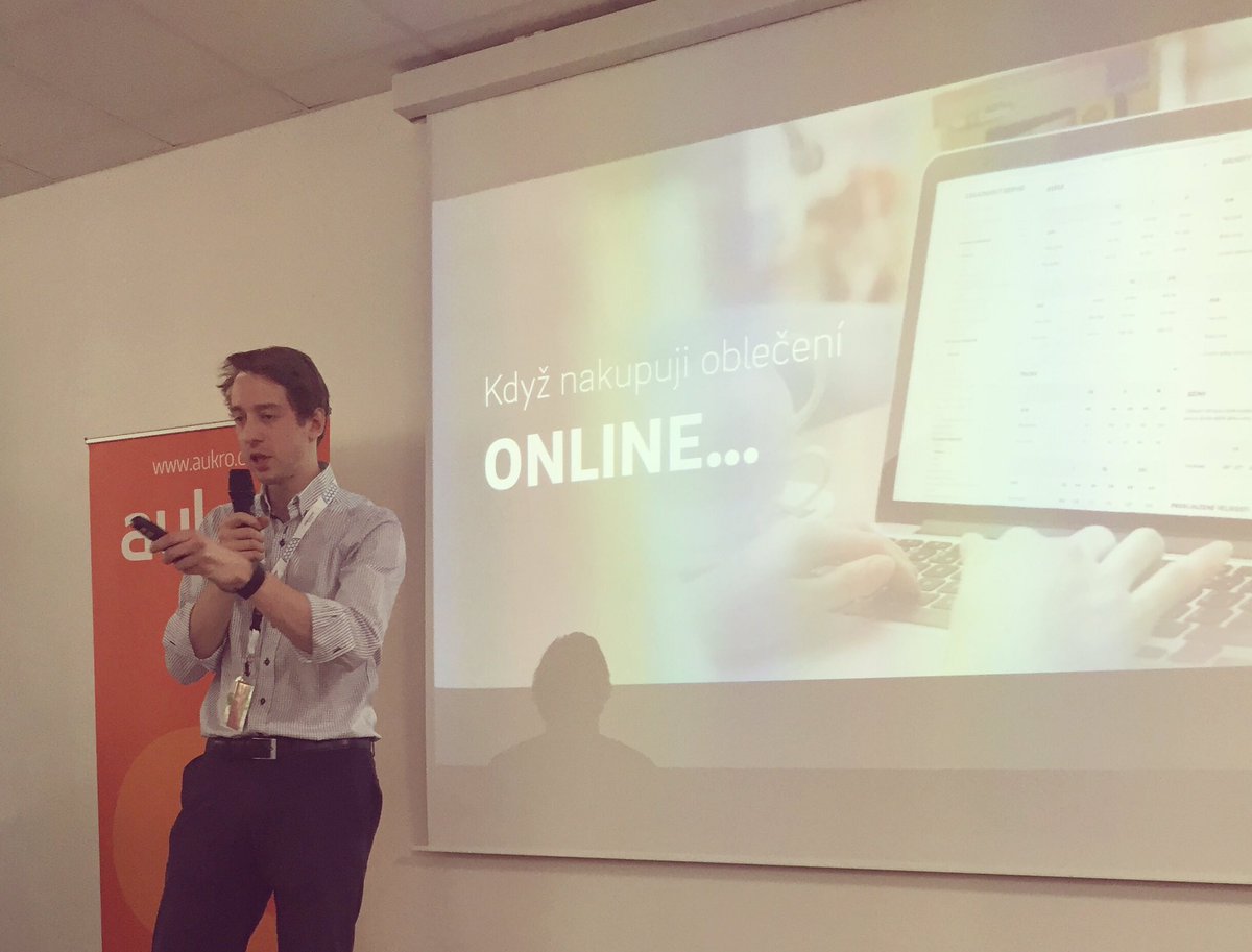 sizeid's tweet image. "Nákup oblečení má být hlavně radost!" O úskalí prodeje na internetu mluvil dnes Adam na konferenci E-commerce forum. #ECF2017