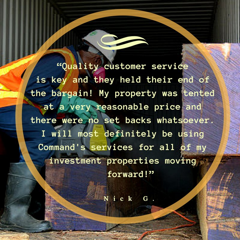 commandtermite's tweet image. To be sure which treatment is needed for your home or business, an on-site inspection is absolutely necessary.