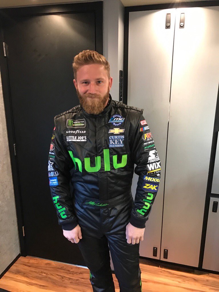 JEarnhardt1's tweet photo. Words out new sponsor @hulu and I couldn't be more excited to be partnered with such a great company big things coming for us @CSTMG3330 https://t.co/v7XQdPk2kw