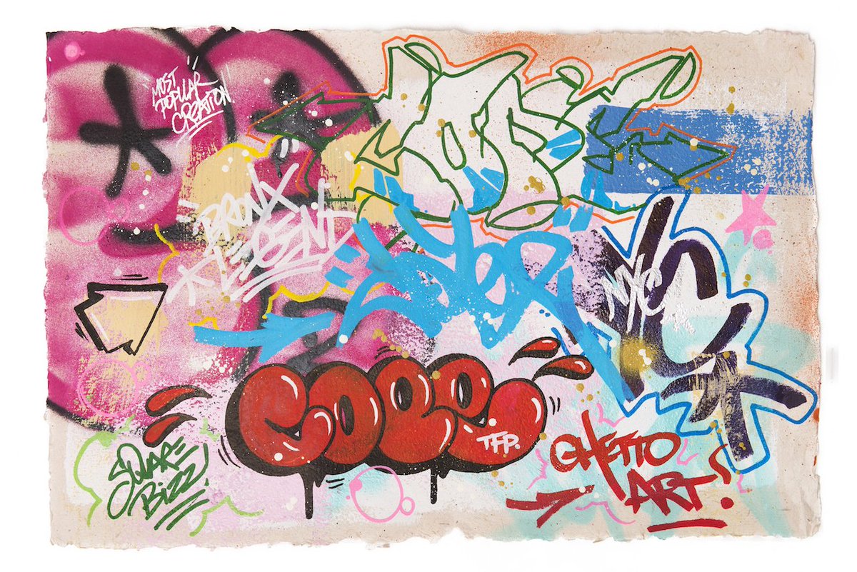 ONG_PPA's tweet image. Ne ratez pas la 5ème #VenteAuxEnchères d’Urban Art organisée par #ProjetsPlusActions. #Graffiti sur #papierAntemoro de #Cope2