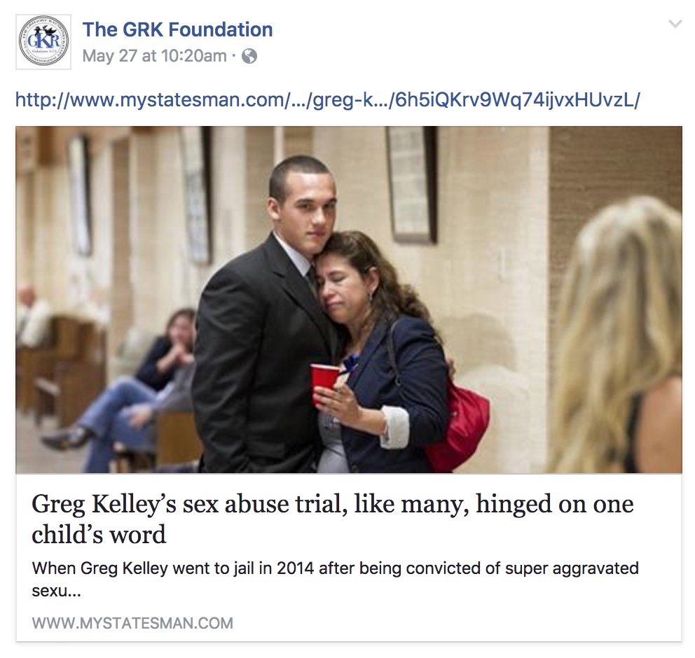 FakeFightForGK's tweet photo. Just in case you don't think the @GRKFoundation knows exactly what they're doing.

#FightForGK = Fight A CHILD For GK.

#BelieveTheKids https://t.co/vfde1Ru9Do