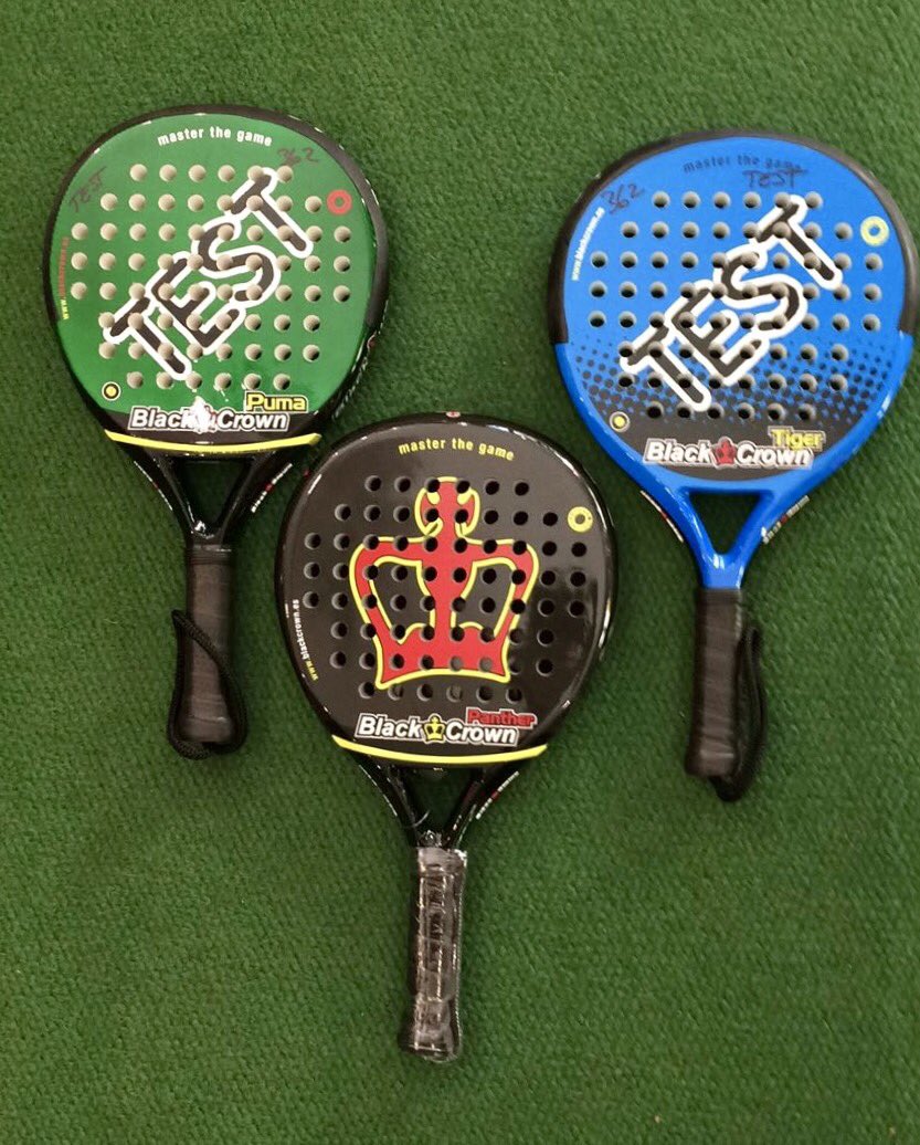 Venid a venir a probar las nuevas palas black crown <a href="/BlackCrownPadel/">Black Crown Padel</a>