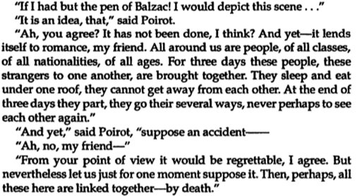 Agatha_Quotes's tweet photo. #AgathaChristie. Murder on the @OrientExpress. https://t.co/FHG4OUXLNK