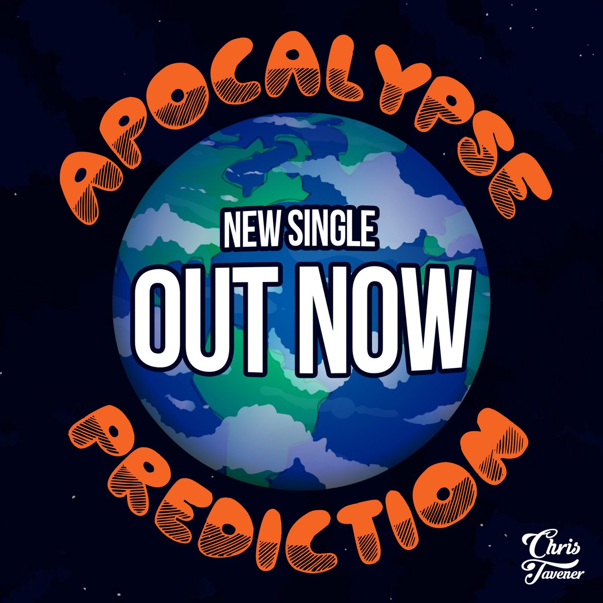 ChrisTavener's tweet photo. Reaction to 'Apocalypse Prediction' has been mad! A bit like the end of the world would be...Today it's out on iTunes, Spotify and more! https://t.co/LWZW3aQ86o