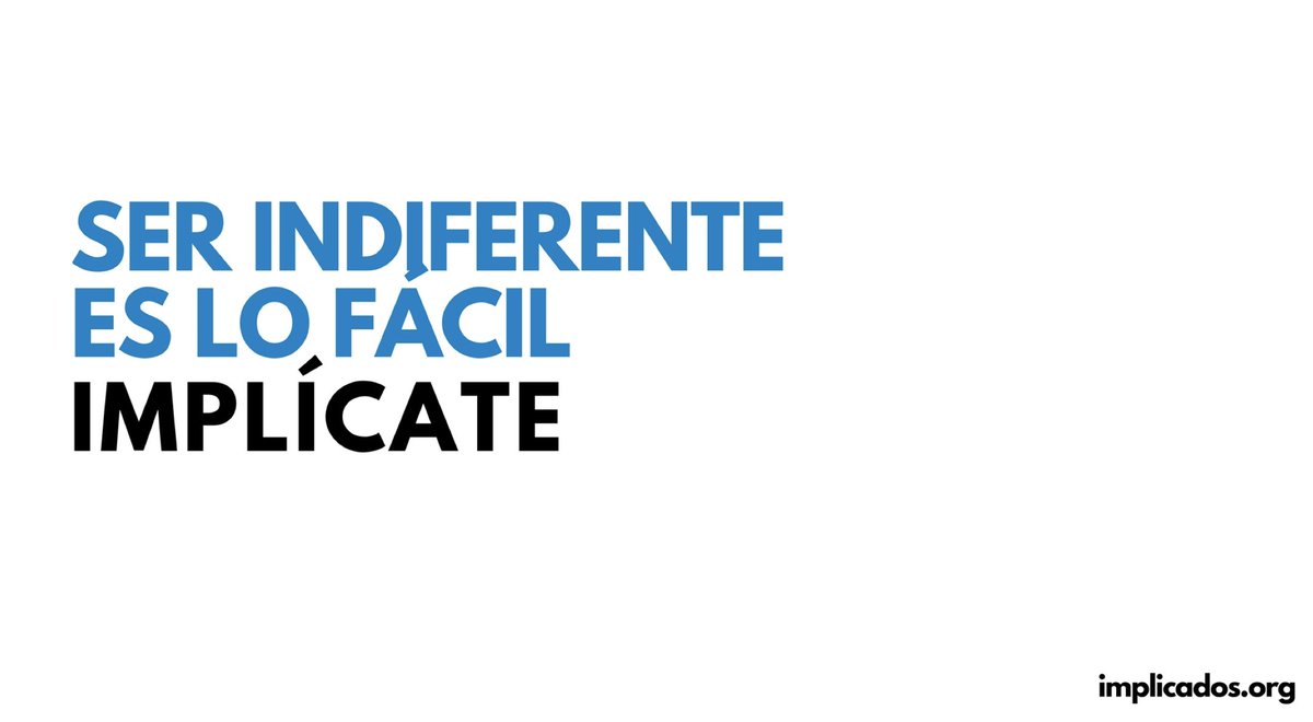 Implicadosorg's tweet photo. Solo necesitamos una pequeña #acción por tu parte, solo necesitamos que te #impliques. #implicados 
https://t.co/KFkXrBeV1I https://t.co/ZC7AMDmCp1
