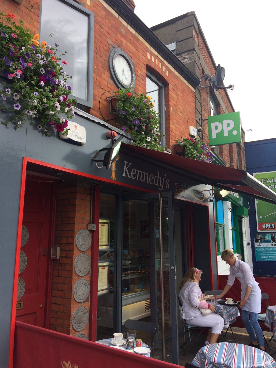 KennedysFood's tweet photo. Summer flower baskets giving the final touch to the terrace @kennedysfood Fairview...it's al fresco from here on! https://t.co/HzgN9jbzC4
