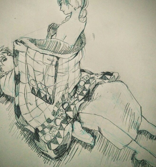 #上手い下手は別にして自分の絵柄のここが好き
ここが好き。 