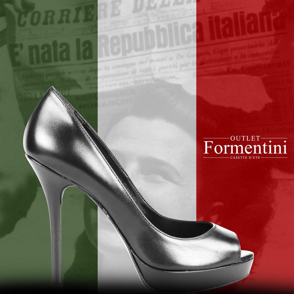 formentinisrl's tweet photo. Buona #festadellarepubblica. Vi aspettiamo questo week con la pre-summer Promotion. #formentinioutlet #formentini #outlet https://t.co/zd68EWdv5r