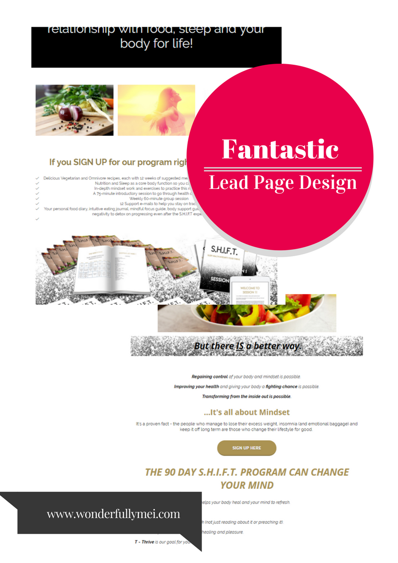 WonderfullyMei's tweet image. Just a couple samples of lead pages designed from this past month. #leadpagedesign #designandlayout #design